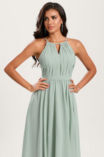 Robe Demoiselle D'Honneur Aérienne Pêche - gallery 5