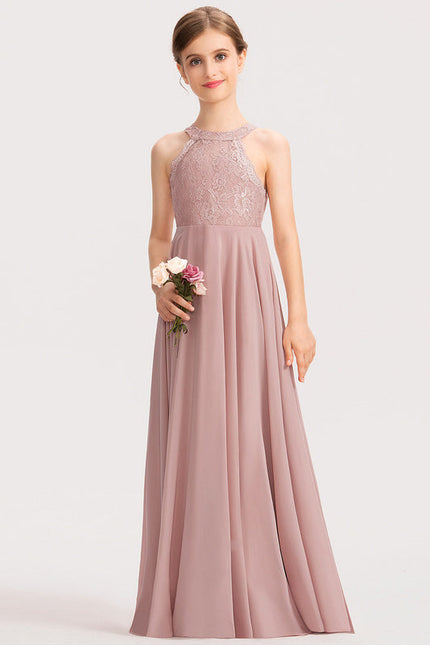 Robe Demoiselle D'Honneur Aérienne Rose - gallery 1