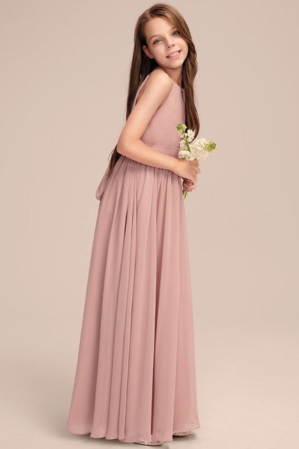 Robe Demoiselle D'Honneur Rose Poudrée - gallery 3