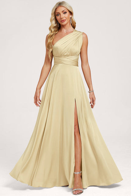 Robe Demoiselle D'Honneur Jaune Pale - gallery 6