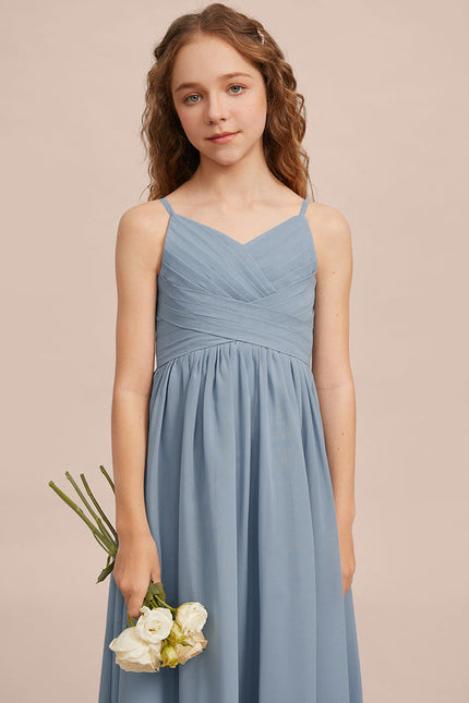 Robe Demoiselle D'Honneur Verte Éthérée - gallery 4