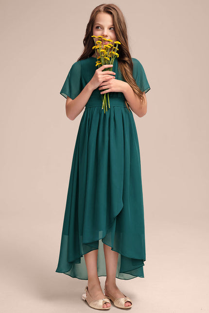 Robe Demoiselle D'Honneur Émeraude Aérienne - gallery 1