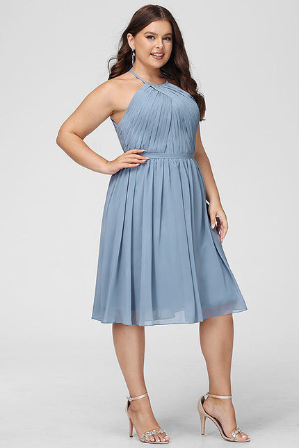 Robe Courte Demoiselle D'Honneur Femme - gallery 5