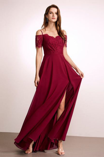 Robe Demoiselle D'Honneur Fluide Rose Pâle