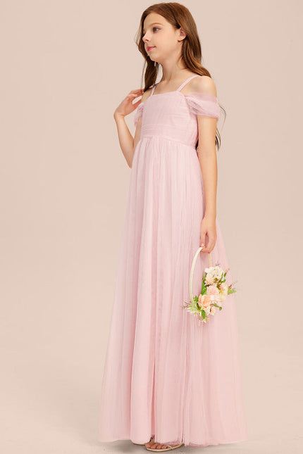 Robe Demoiselle D'Honneur Tulle Rose - gallery 2