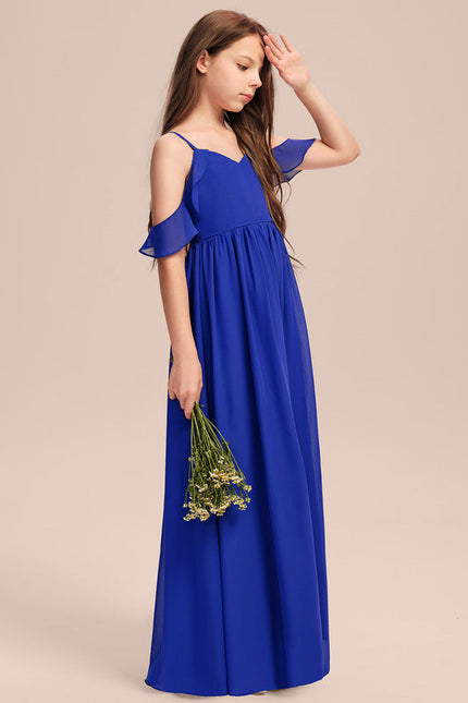 Robe Demoiselle D'Honneur Flottante Cerise - gallery 8