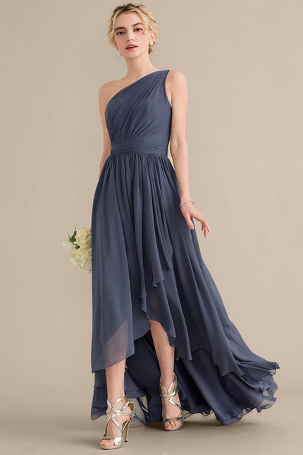 Robe Demoiselle D'Honneur Chiffon Rose