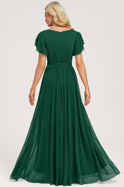 Robe Demoiselle D'Honneur Élégante Enveloppante - gallery 1