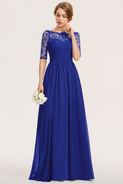 Robe Demoiselle D'Honneur Cobalt Élégante - gallery 1