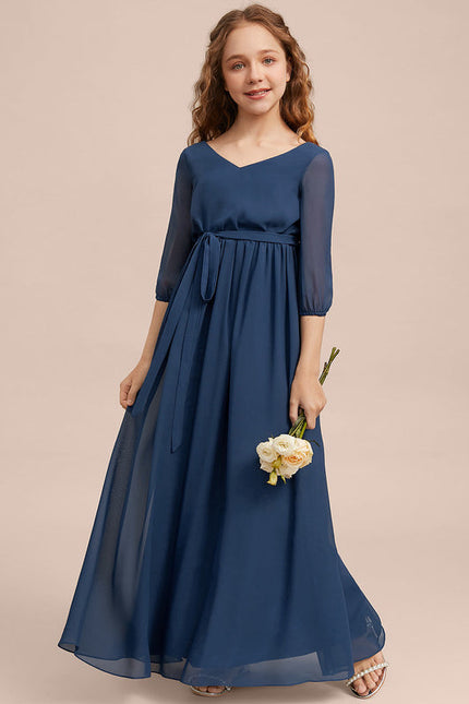 Robe Demoiselle D'Honneur Verte Éthérée