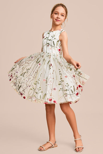 Robe Demoiselle D'Honneur Florale Enchantée