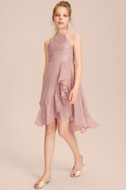 Robe Demoiselle D'Honneur Rose Flottante - gallery 3