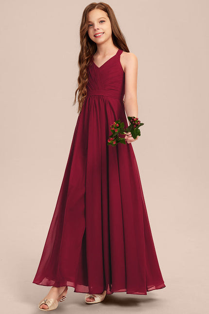 Robe Demoiselle D'Honneur Verte Éthérée - gallery 5