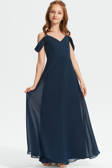 Robe Demoiselle D'Honneur Flottante Cerise