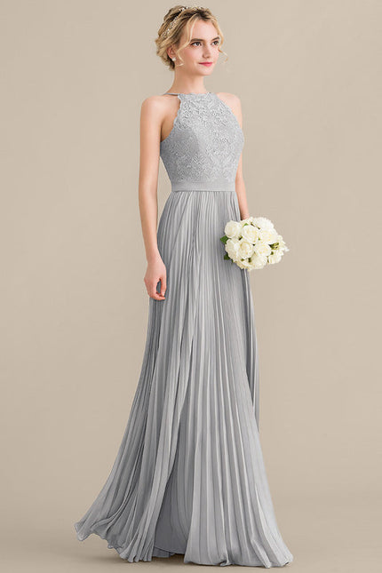 Robe Demoiselle D'Honneur Perle Grise - gallery 9