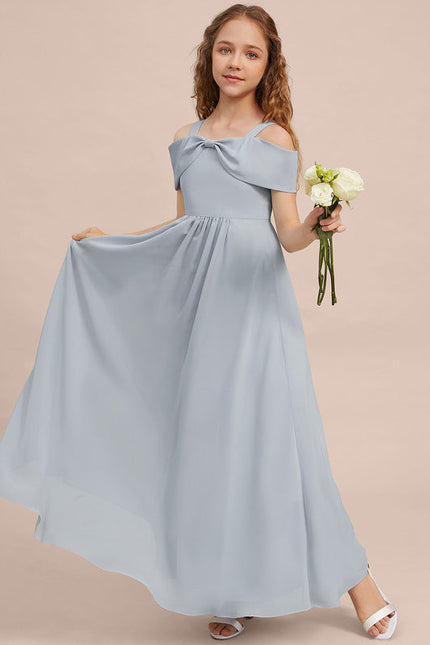 Robe Demoiselle D'Honneur Flottante Cerise - gallery 1