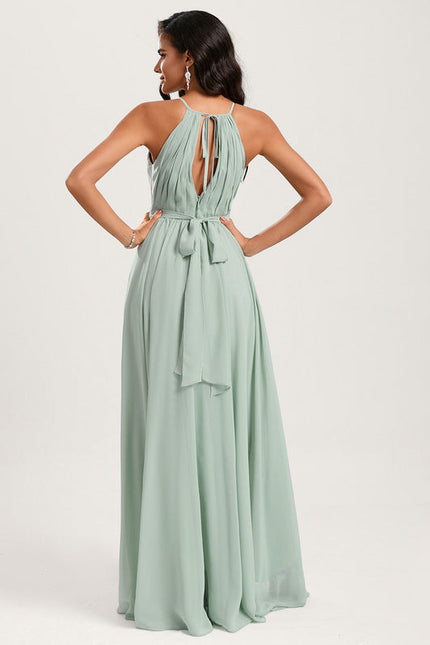 Robe Demoiselle D'Honneur Aérienne Pêche - gallery 4