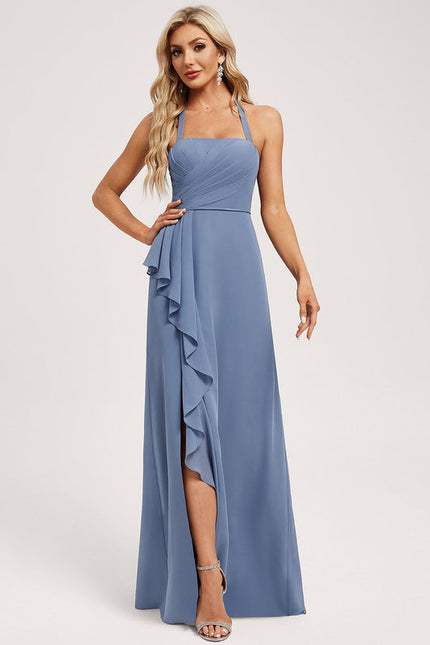 Robe Demoiselle D'Honneur Florale Légère - gallery 3