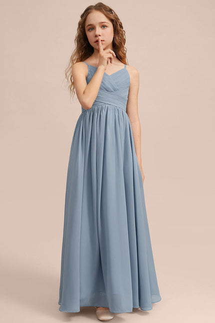 Robe Demoiselle D'Honneur Verte Éthérée - gallery 2