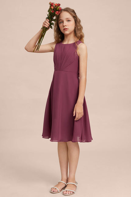 Robe Demoiselle D'Honneur Bleu Nuit Fluide - gallery 7