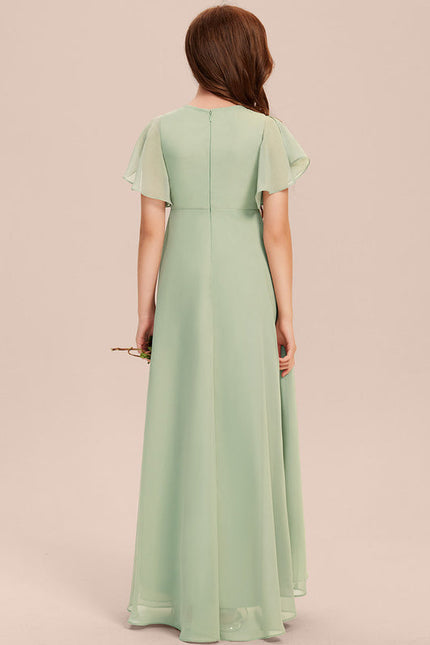 Robe Demoiselle D'Honneur Nuit Marine Fluide - gallery 4