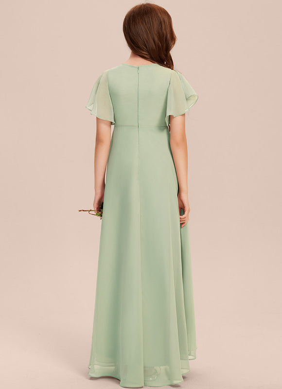 Robe Demoiselle D'Honneur Nuit Marine Fluide - gallery 4