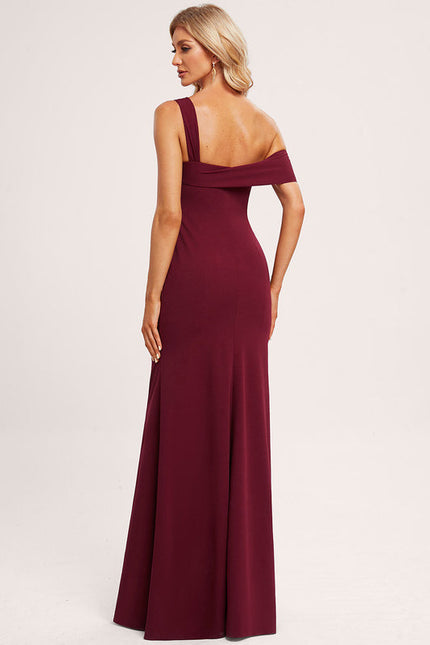 Robe Demoiselle D'Honneur Bordeaux Moderne - gallery 2