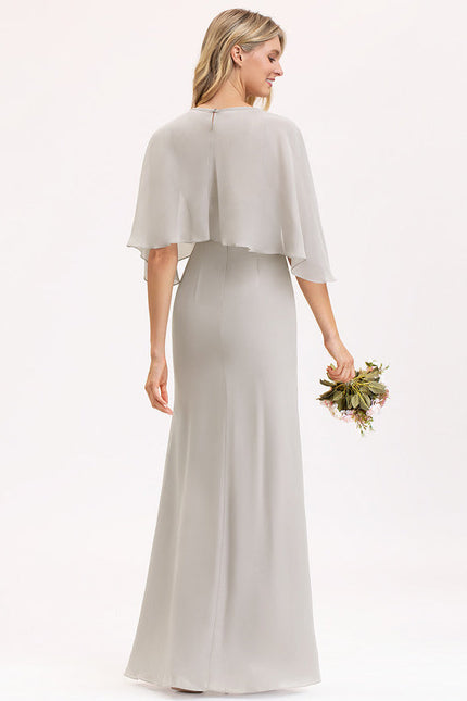 Robe Demoiselle D'Honneur Mousseline Épurée - gallery 3