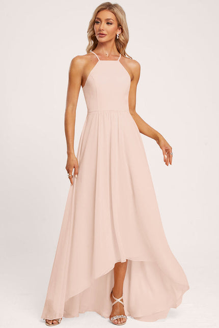 Robe Demoiselle D'Honneur Aérienne Pêche - gallery 2