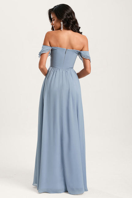 Robe Demoiselle D'Honneur Bordeaux Chic - gallery 4