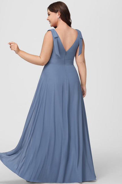 Robe Demoiselle D'Honneur Chiffon Élégante - gallery 8