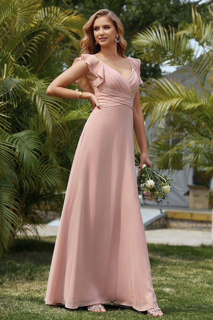 Robe Demoiselle D'Honneur Rose Douceur - gallery 1