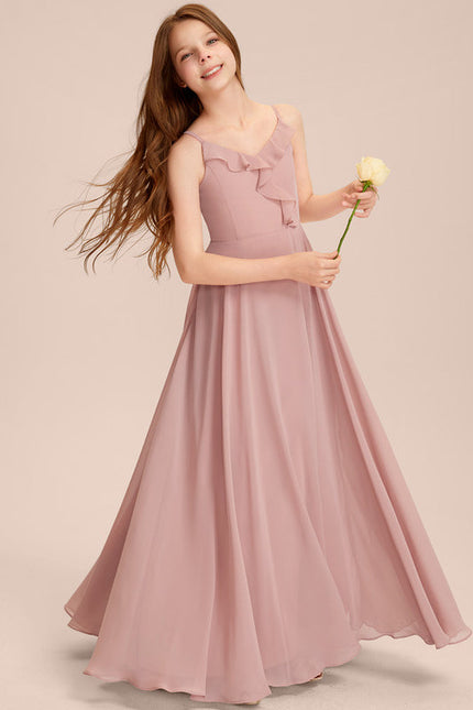 Robe Demoiselle D'Honneur Verte Éthérée - gallery 2