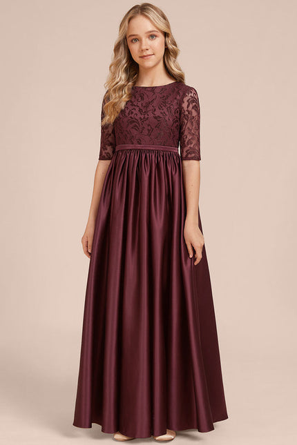 Robe Demoiselle D'Honneur Dentelle Longue - gallery 5