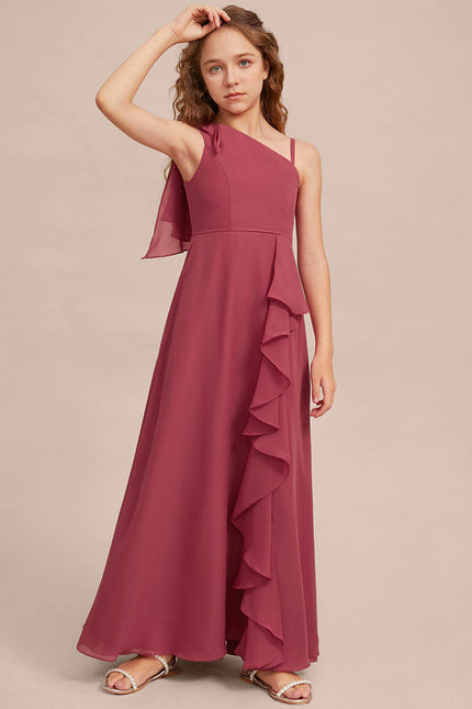 Robe Demoiselle D'Honneur Flamme Framboise - gallery 2