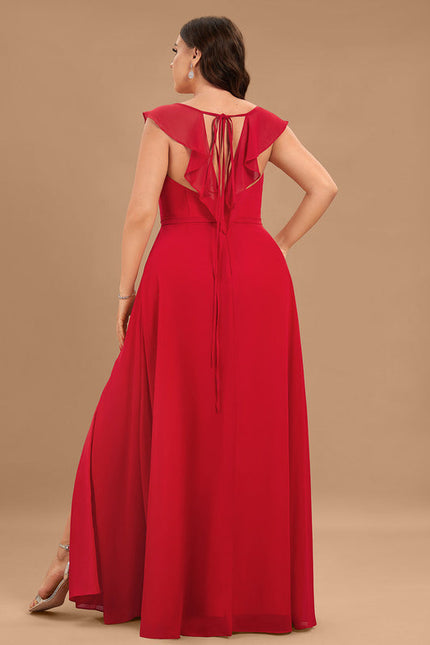 Robe Demoiselle D'Honneur Bordeaux Chic - gallery 8