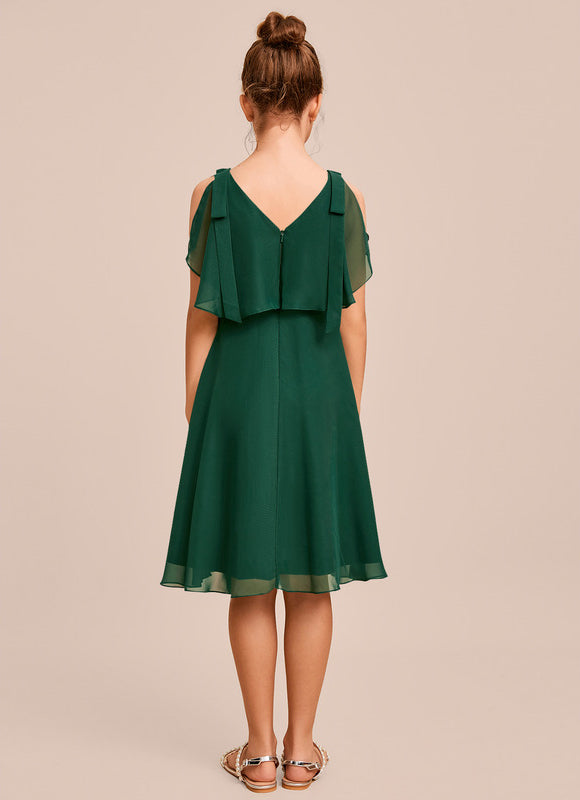 Robe Demoiselle D'Honneur Éclat Vert Éthéré - gallery 1