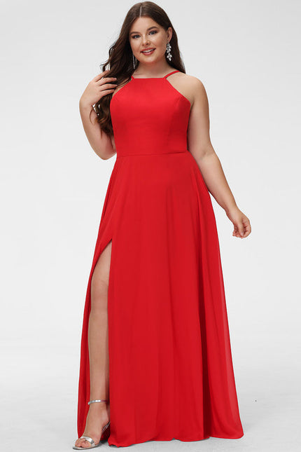 Robe Demoiselle D'Honneur Longue Beige Élégante - gallery 4