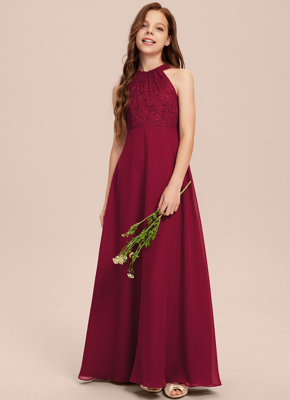 Robe Demoiselle D'Honneur Aérienne Rose - gallery 4