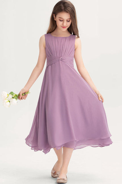 Robe Demoiselle D'Honneur Lavande Flottante - gallery 2