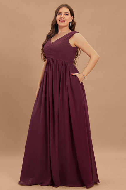 Robe Demoiselle D'Honneur Bordeaux Chic - gallery 8