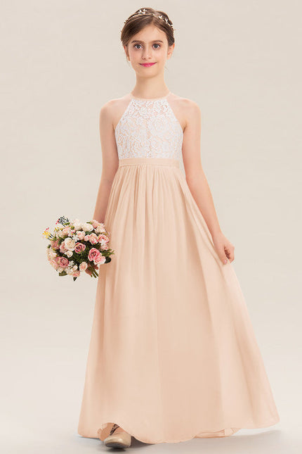 Robe Demoiselle D'Honneur Aérienne Rose