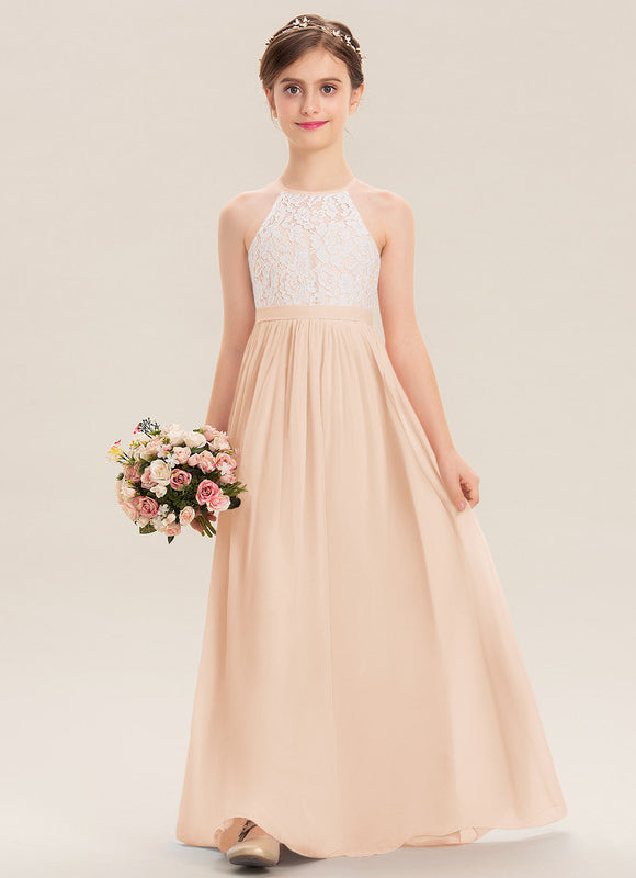 Robe Demoiselle D'Honneur Aérienne Rose