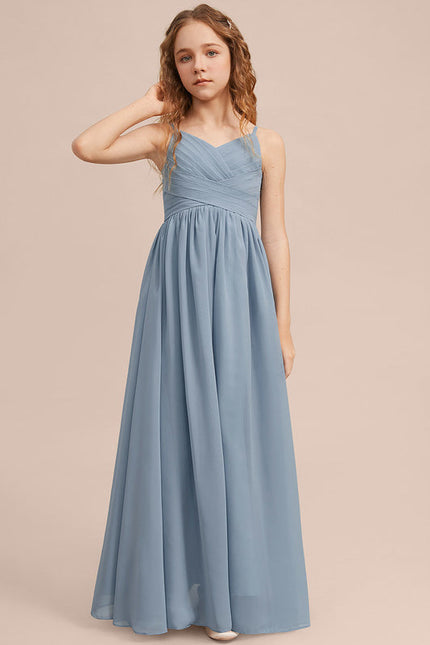 Robe Demoiselle D'Honneur Verte Éthérée - gallery 3