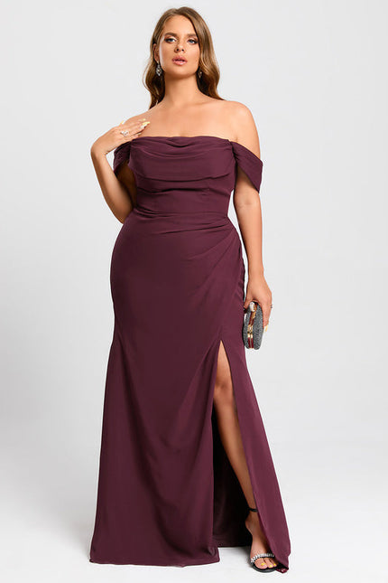 Robe Demoiselle D'Honneur Bordeaux Chic - gallery 7