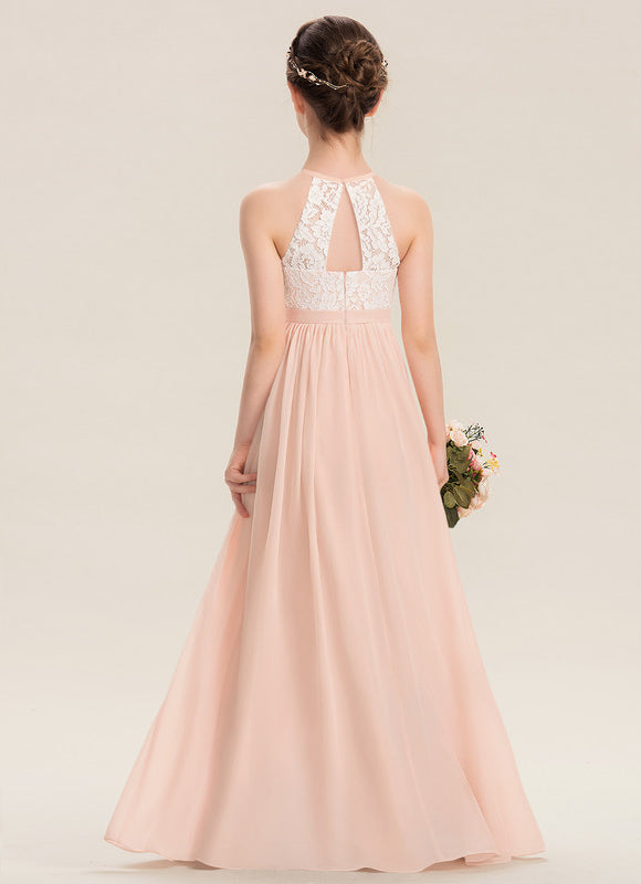 Robe Demoiselle D'Honneur Aérienne Rose - gallery 6