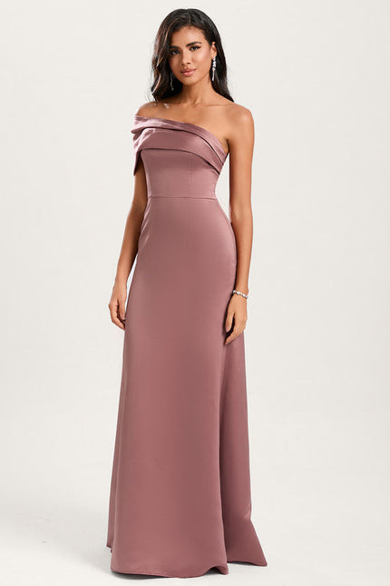 Robe Demoiselle D'Honneur Satin Émergence - gallery 1