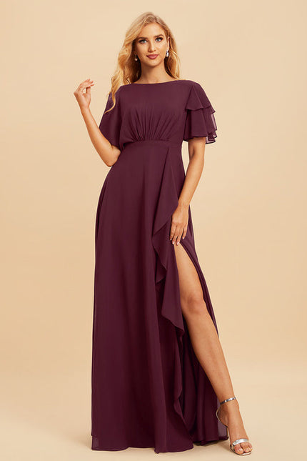 Robe Demoiselle D'Honneur Émeraude Fluide - gallery 5