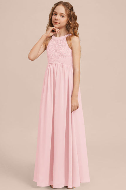 Robe Demoiselle D'Honneur Aérienne Rose - gallery 5