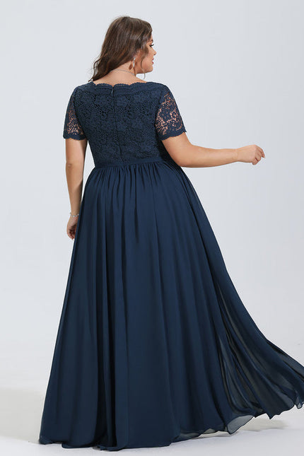 Robe Demoiselle D'Honneur Fluide Rose Pâle - gallery 6